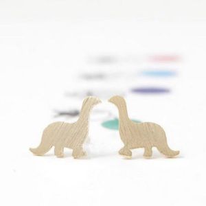 ⭐️ 18k Gold Plated Dinosaur Earrings ⭐️ 2 for 15